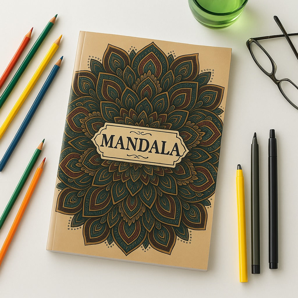 MANDALA ANIMALS COLORING PAGES/BOOK