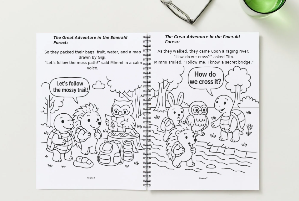 The Happy and Great Adventure in the Emerald Forest