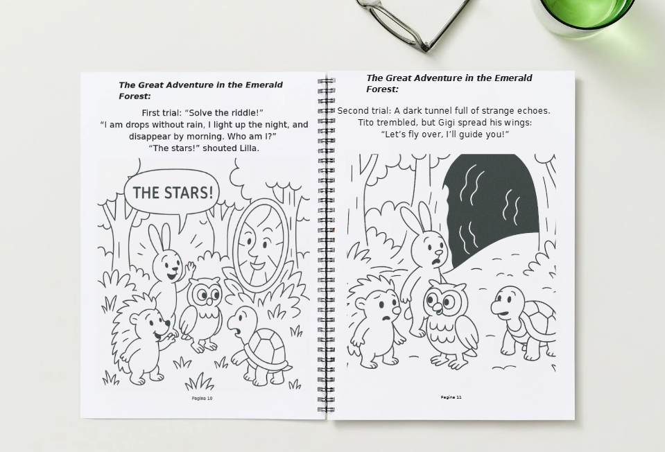 The Happy and Great Adventure in the Emerald Forest